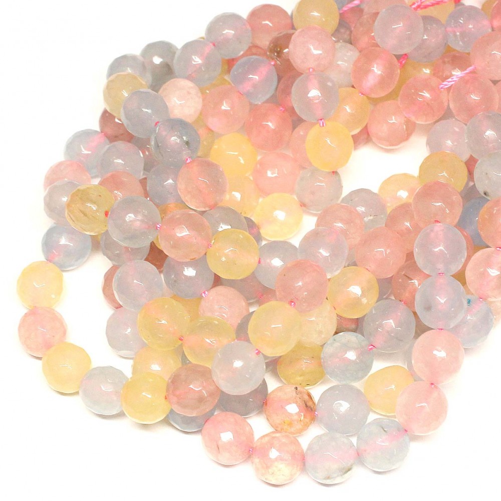 Beads Agate-faceted 10mm (0210129G)