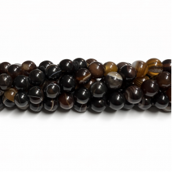 Agate Beads 10 mm, Natural Stone