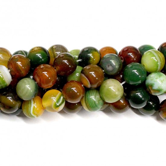 Beads Agate 10mm (0210010)