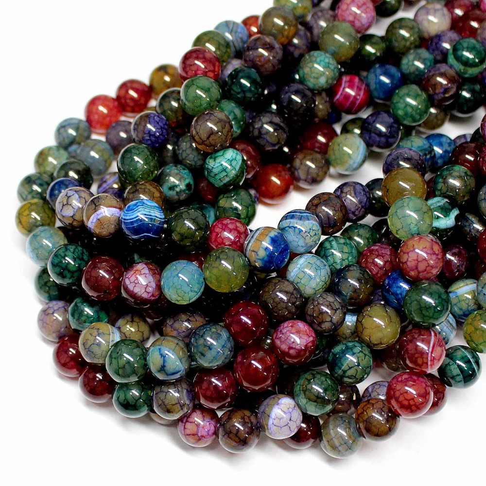 Beads Agate 10mm (0210043)