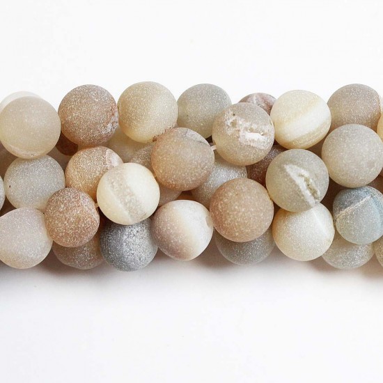 Beads Agate druzy 10mm (0210003D)