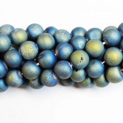 Beads Agate druzy 10mm (0210010D)