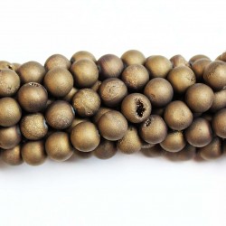 Achat-druzy  Perlen 10mm (0210013D)