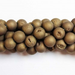 Beads Agate druzy 12mm (0212003D)