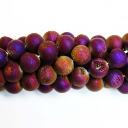 Beads Agate druzy 12mm (0212010D)