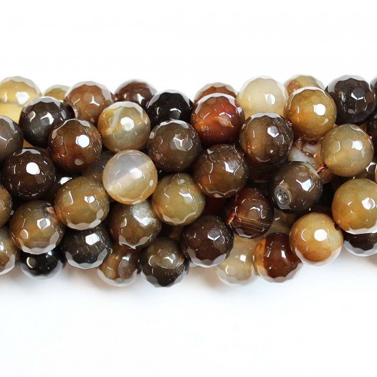 Beads Agate-faceted 12mm (0212003G)
