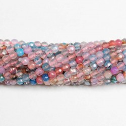 Beads Agate-faceted 4mm (0204003G)