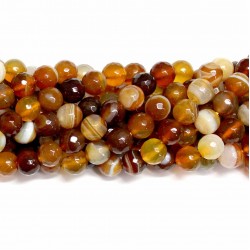 Beads Agate-faceted 8mm (0208006G)