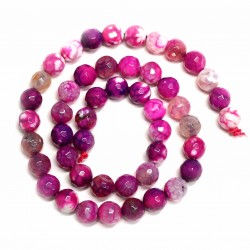 Beads Agate-faceted 8mm (0208007G)