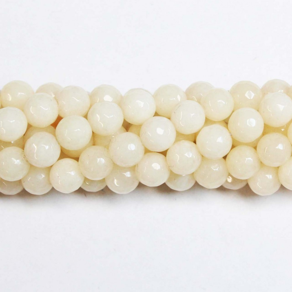 Faceted Agate Beads 8 mm – Natural Stone