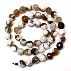 Beads Agate-faceted 8mm (0208052G)