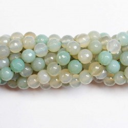 Beads Agate-faceted 8mm (0208064G)