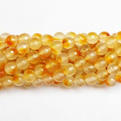 Beads Agate-faceted 8mm (0208068G)