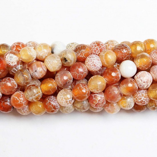 Beads Agate-faceted 8mm (0208071G)