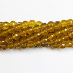 Beads Agate-faceted 8mm (0208074G)