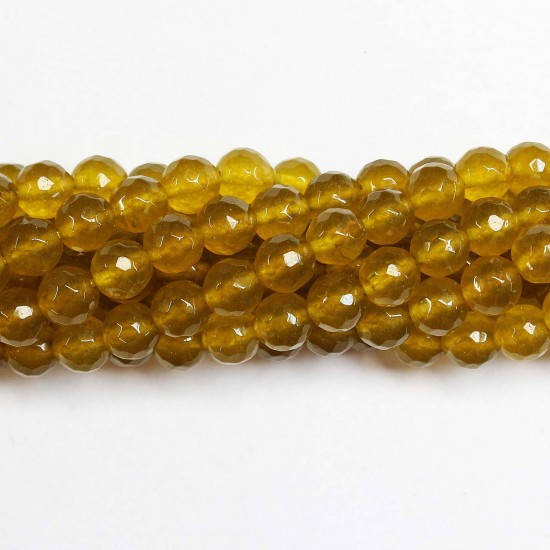 Beads Agate-faceted 8mm (0208074G)