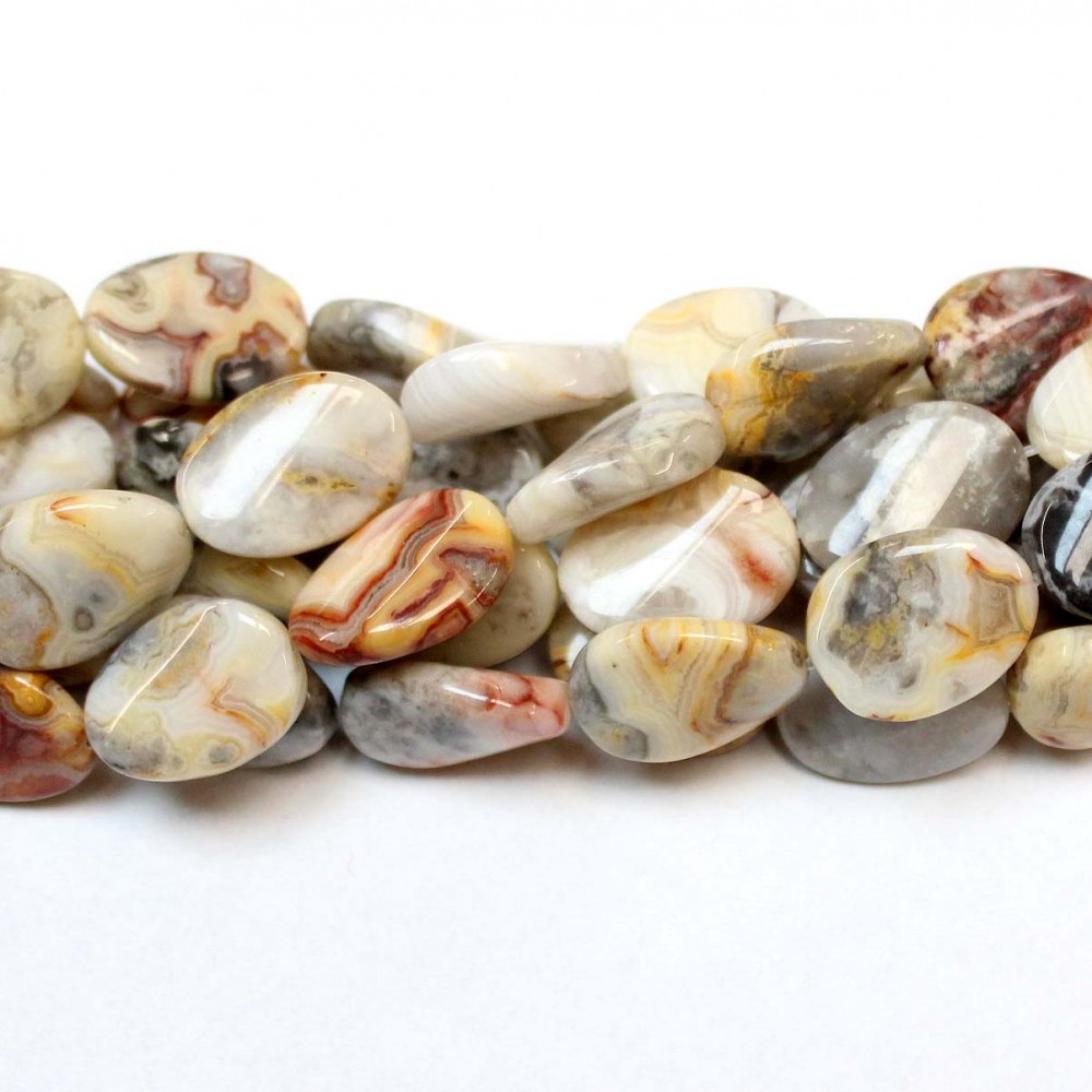 Beads Agate 18x13x6mm (0218000)