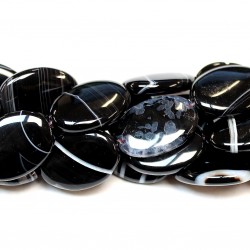 Beads Agate 25x18x6mm (0225002)