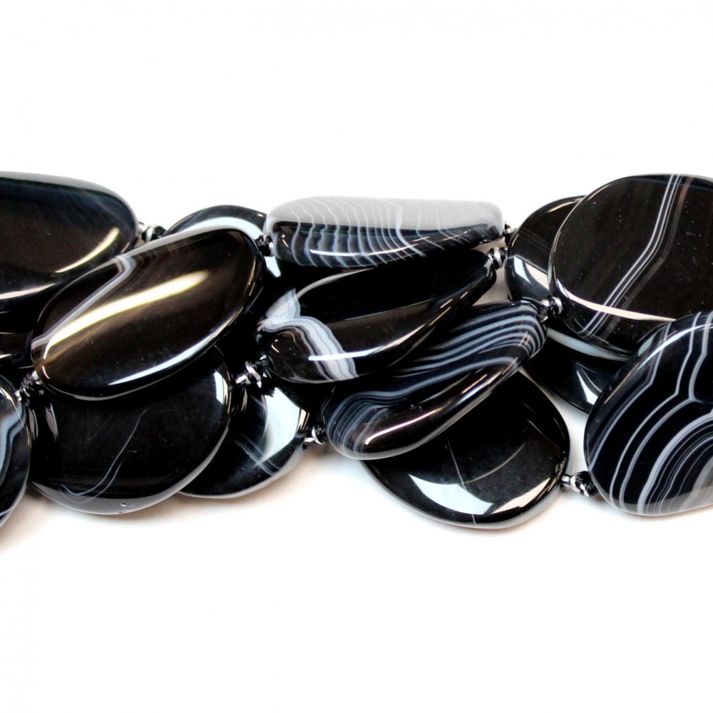 Beads Agate 48x28x6mm (0248000)