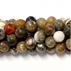 Beads Agate-faceted 14mm (0214005G)