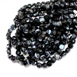 Beads Agate-faceted 5x5mm (0205001G)