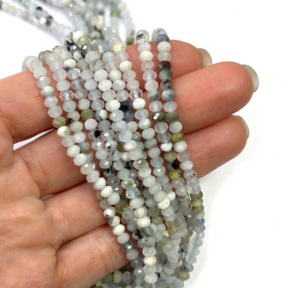 Beads Aquamarine 4x3mm (0404001G)