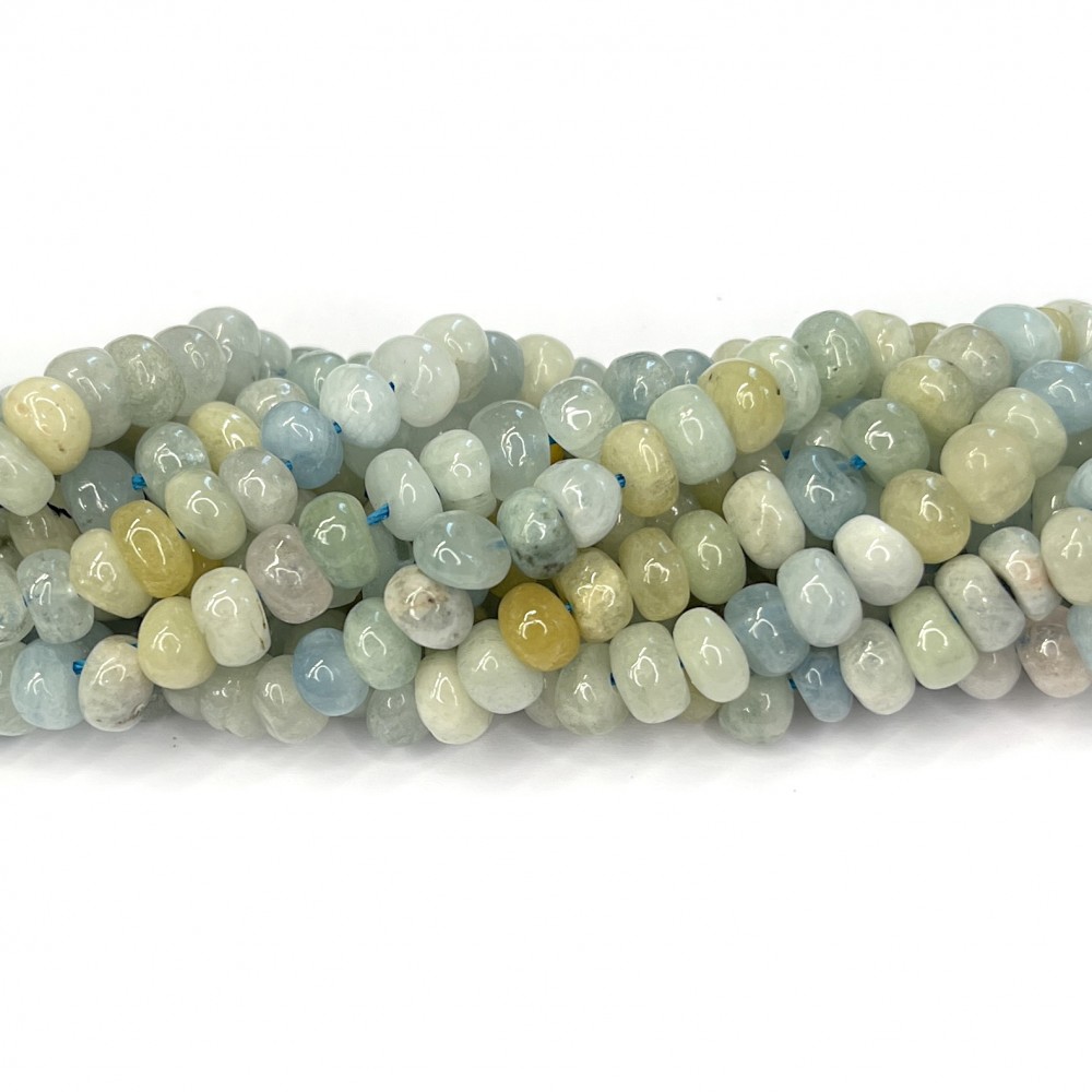 Beads Aquamarine 6x5mm (0406003)