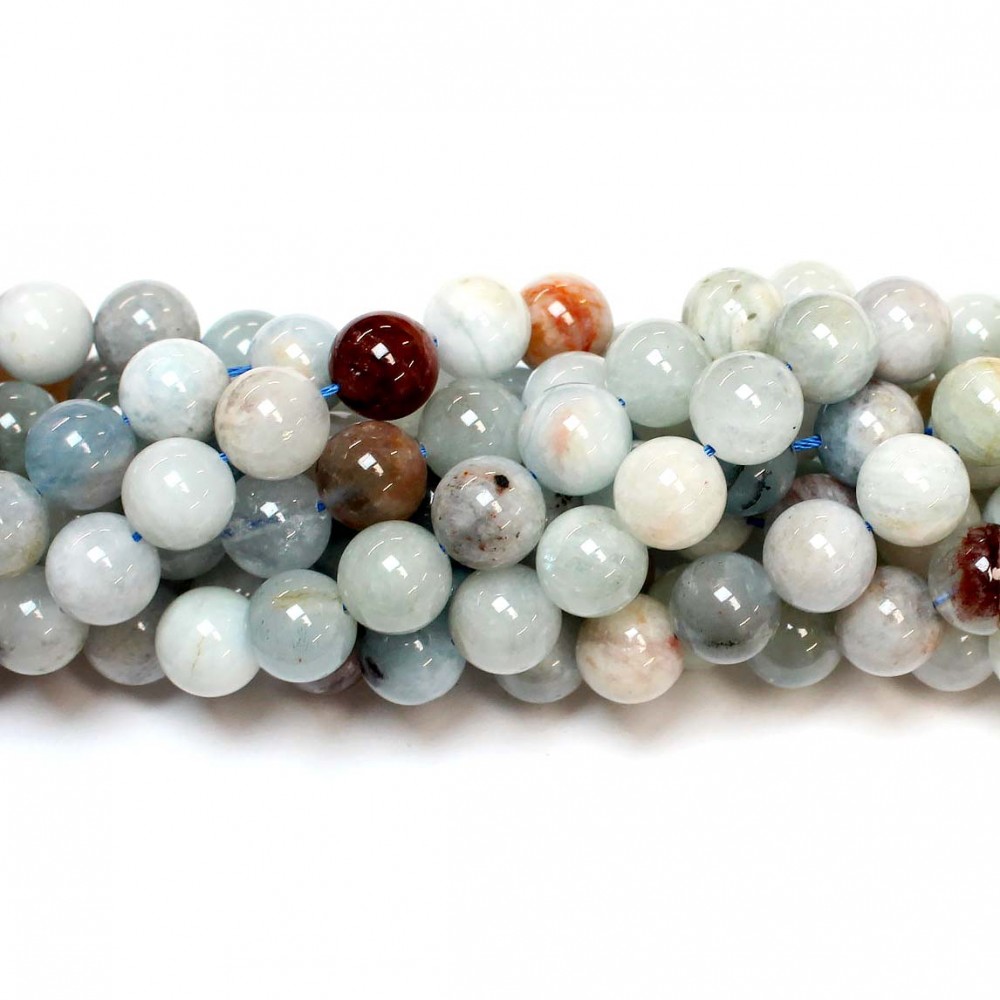 Beads Aquamarine 10mm (0410001)
