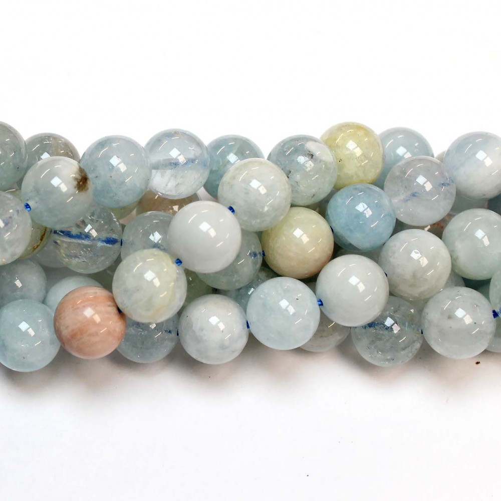 Beads Aquamarine 10mm (0410002)