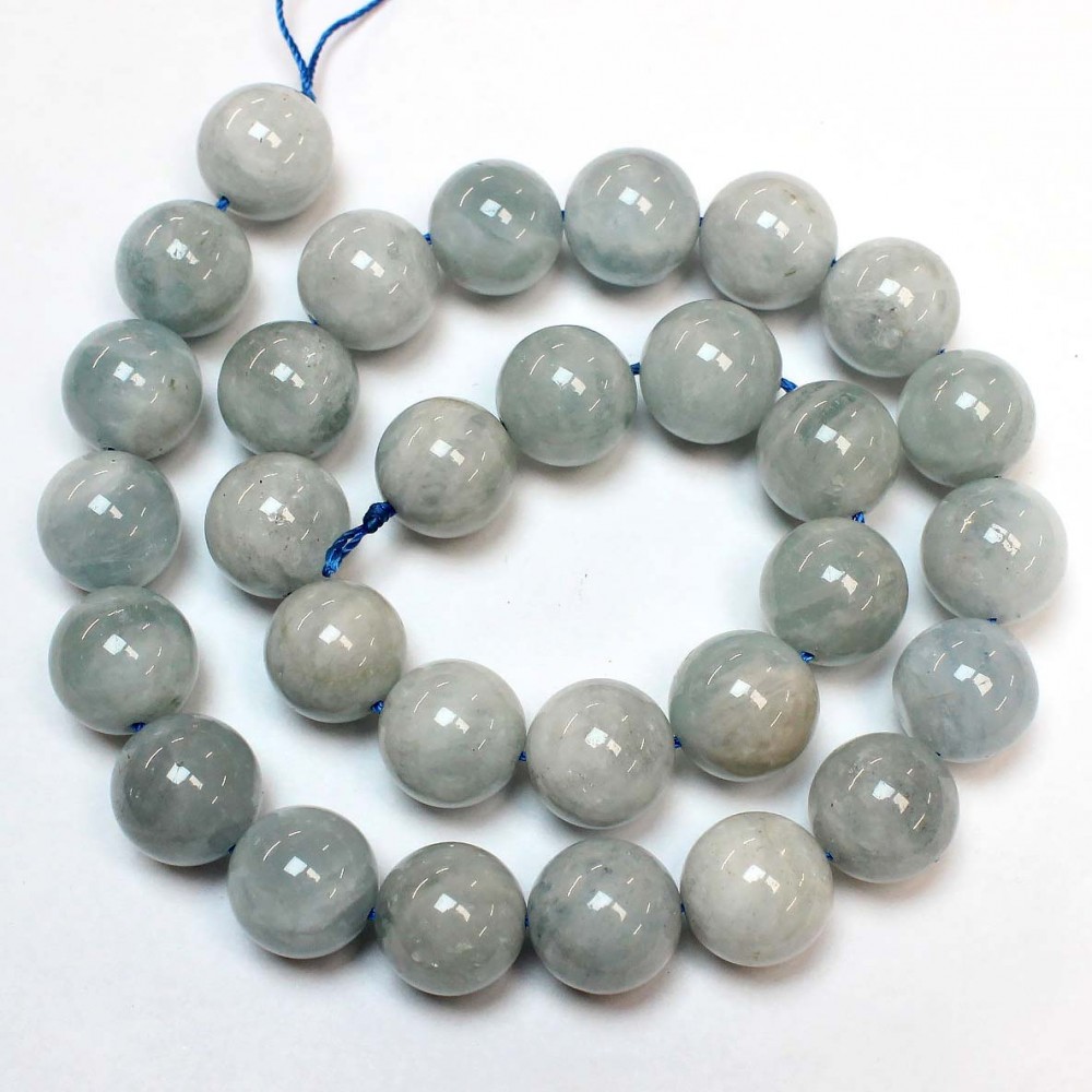 Beads Aquamarine 14mm (0414000)