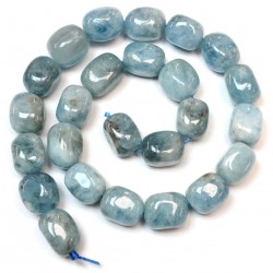 Beads Aquamarine ~15x12mm (0415001)