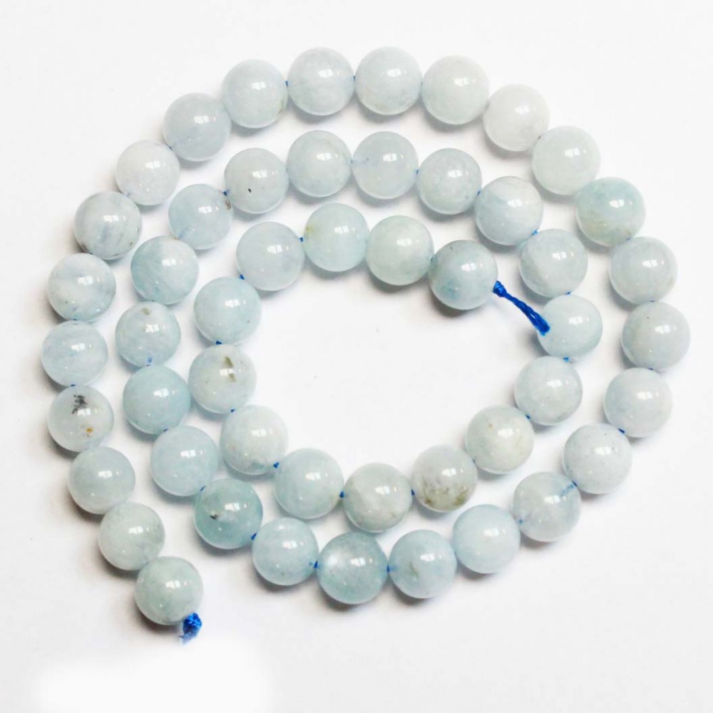 Beads Aquamarine 8mm (0408000)