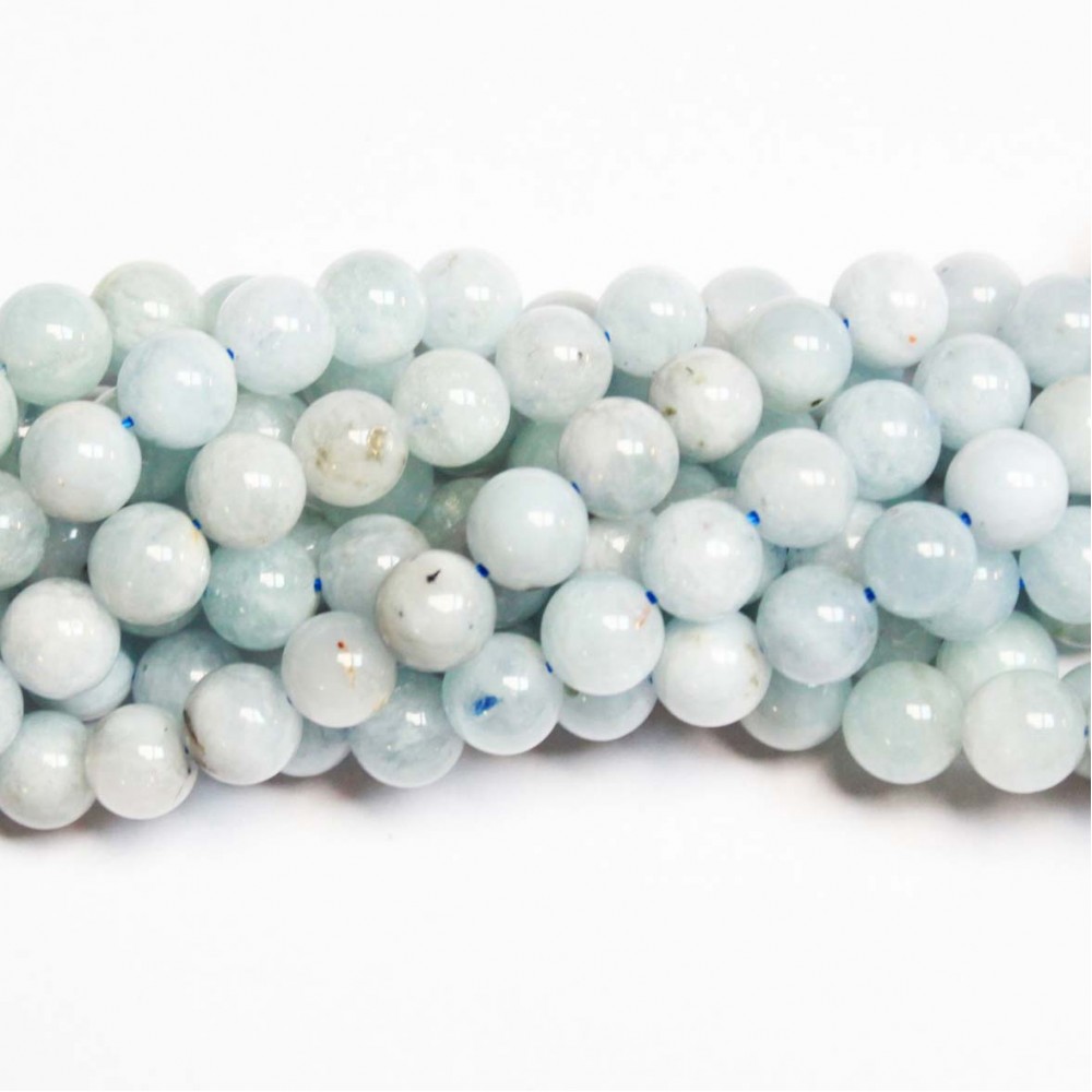 Beads Aquamarine 8mm (0408000)