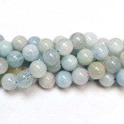 Beads Aquamarine 8mm (0408002)