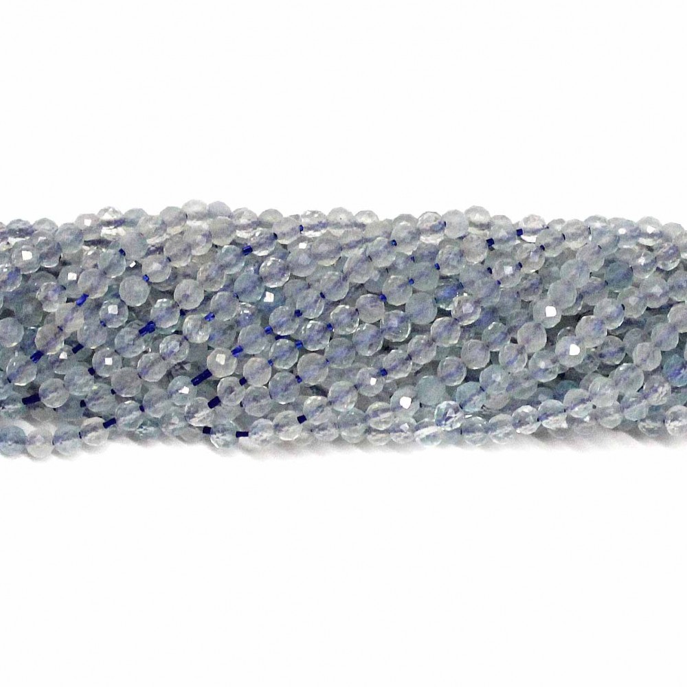Beads Aquamarine-faceted 2mm (0402000G)