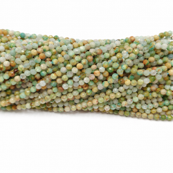 Amazonite Faceted Beads 2 mm  (0502001G)