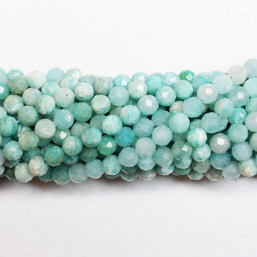 Beads Amazonite-faceted 4,5mm (0504000G)