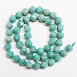 Beads Amazonite-faceted 8x8mm (0508001G)