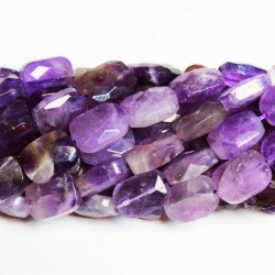 Beads Amethyst-faceted 15x10mm (0615000G)