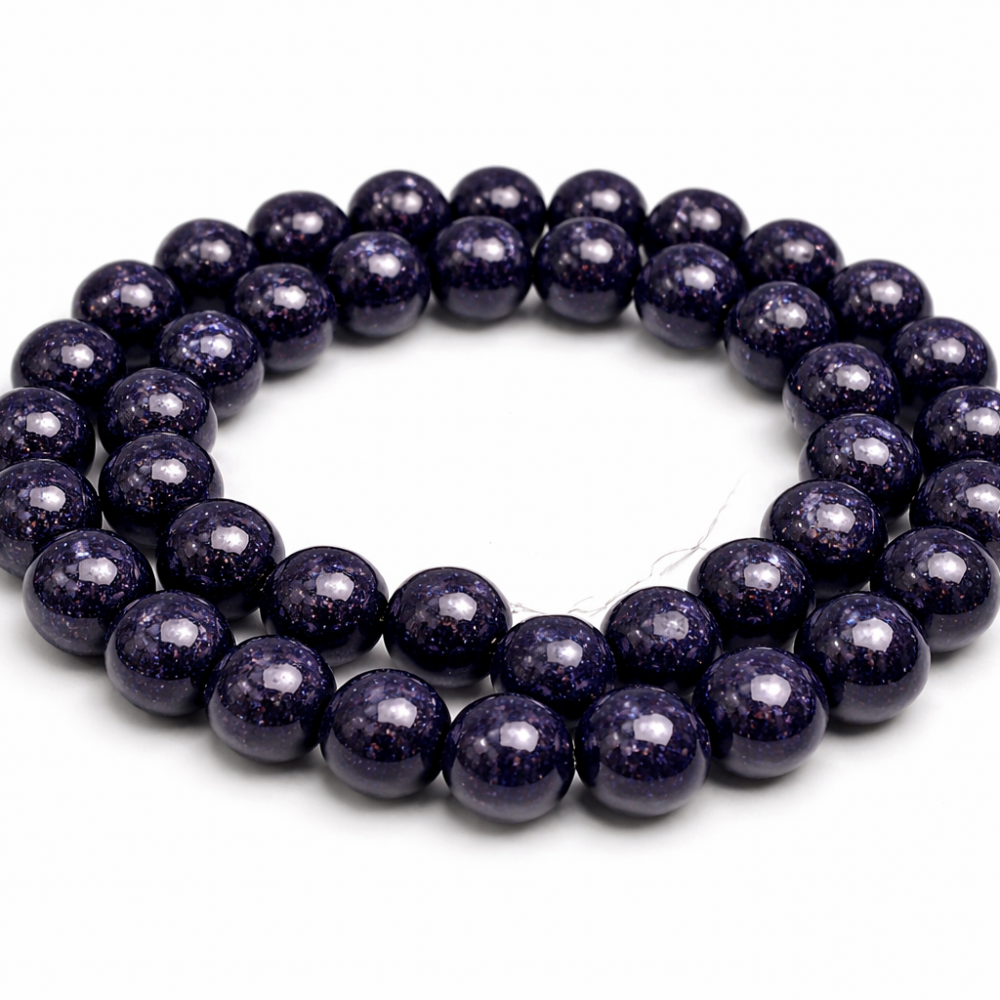Blue aventurine beads 12 mm (0112001)
