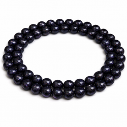 Faceted blue aventurine beads 8 mm (0107501G)