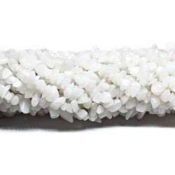 Beads White quartz ~6х3mm (9006032)