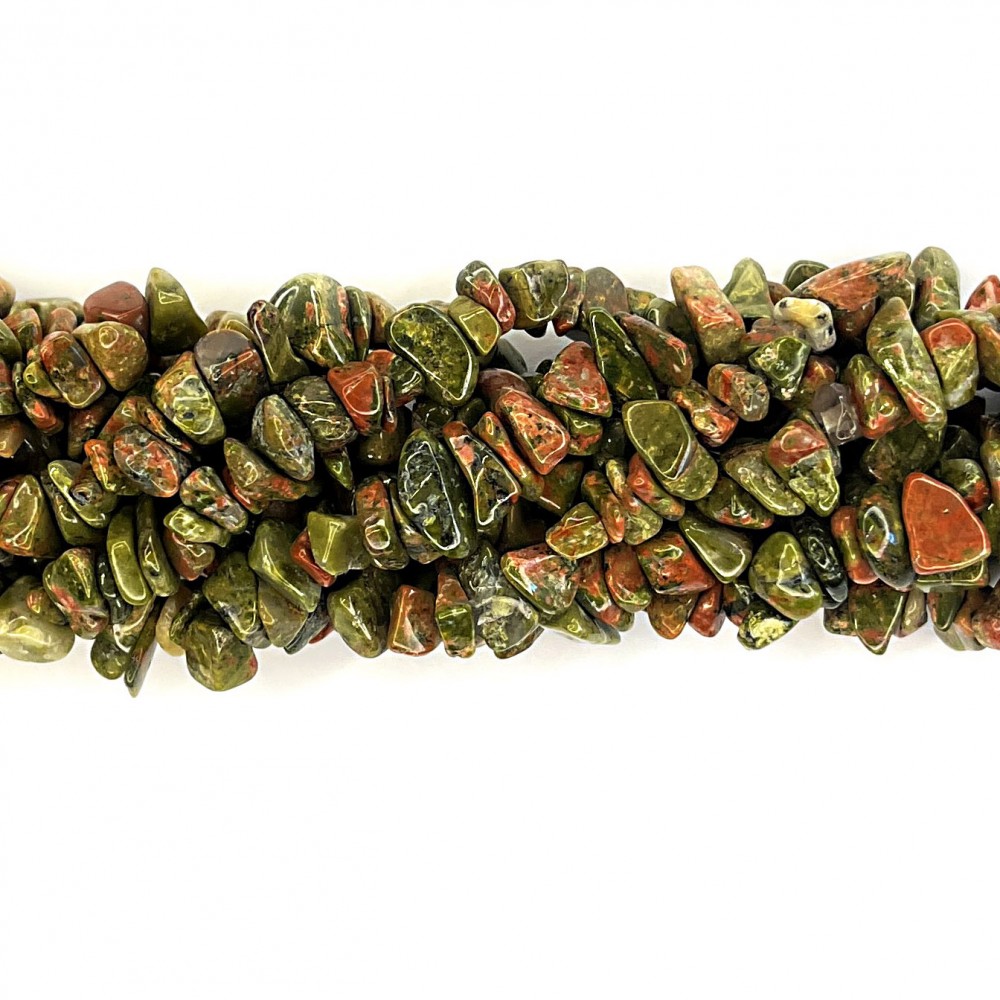 Beads Unakite ~6х3mm (9006029)