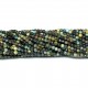 Beads - Chalcedony and turquoise 2 mm (4402000G)