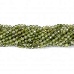 Beads Fianite (cubic zirconia)-faceted 3mm (0003011G)