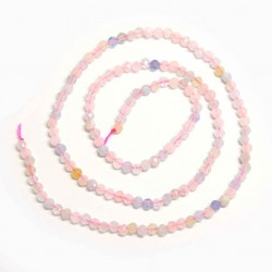 Beads Morganite-faceted 3mm (0003002G)