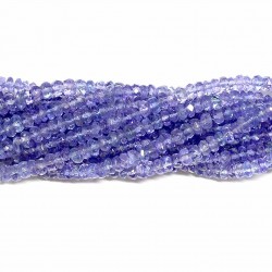 Beads Tanzanite-faceted ~4x2mm (0004010G)
