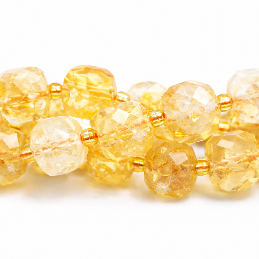 Beads Citrine 8x8mm (4208009G)