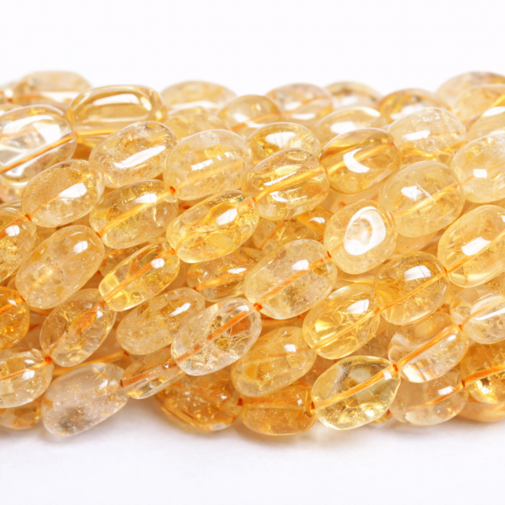 Beads Citrine ~11x9mm (4211001)
