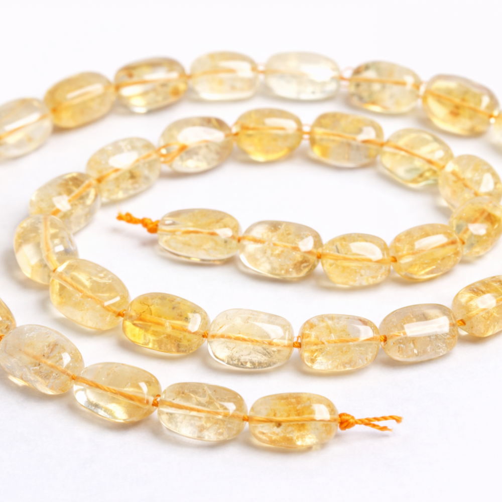 Beads Citrine ~11x9mm (4211001)